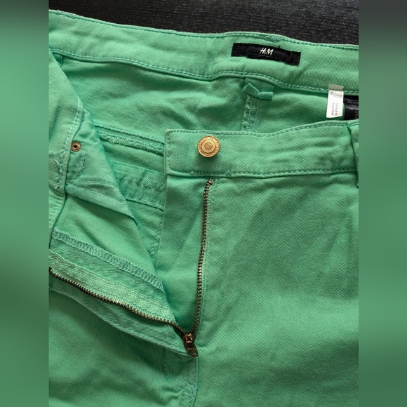 Vintage 00's, H&M, light green, skinny jeans - Picture 6 of 9